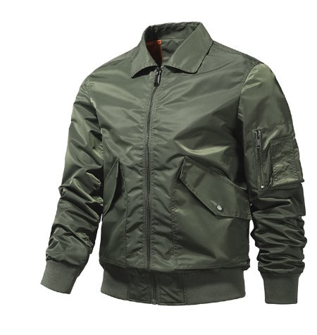 Stylische Übergangsjacke Für Herren | Mit Mehreren Taschen