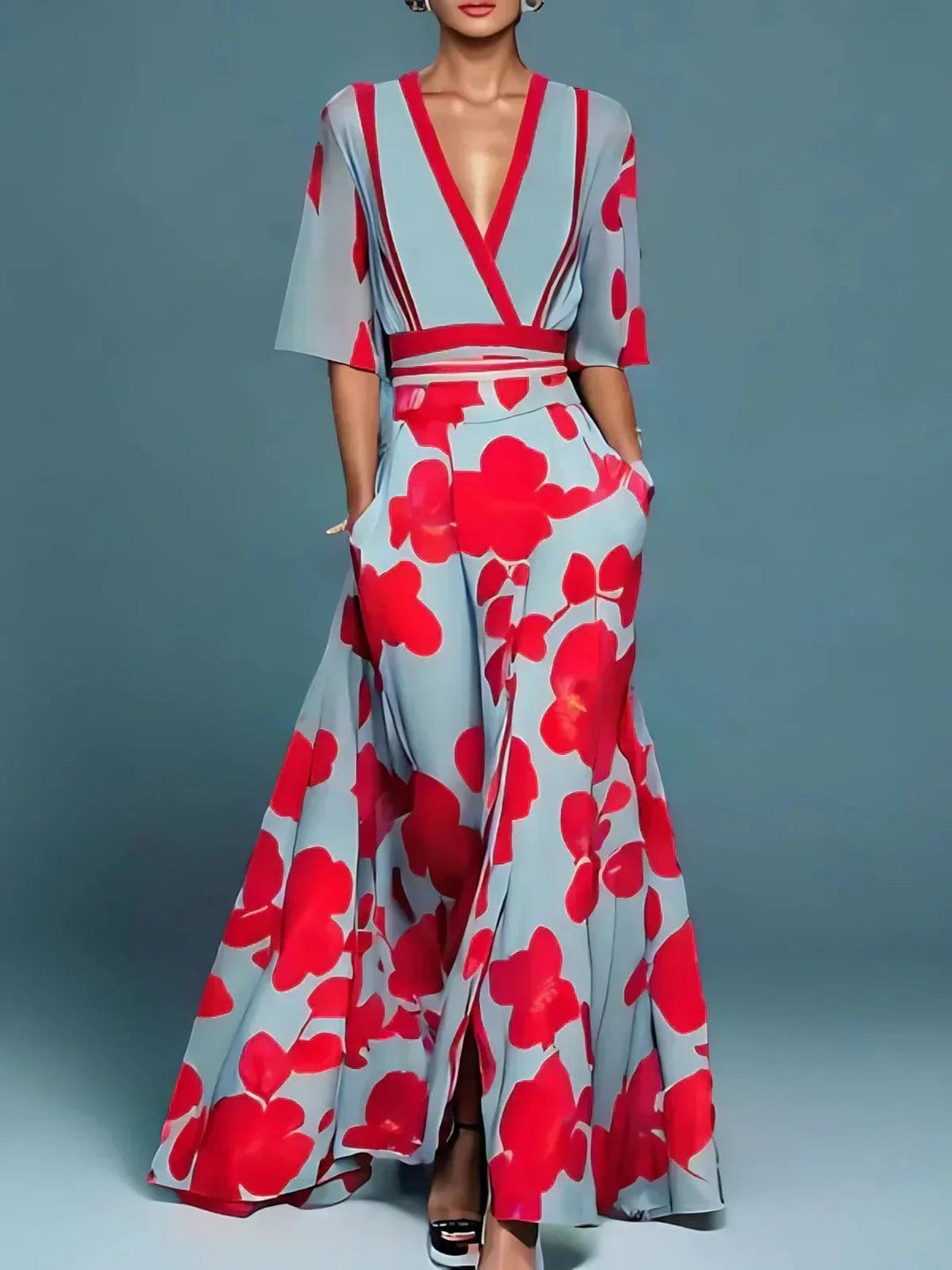Noor | Bohemian Chic Blumen Abendkleider Für Frauen | Maxi