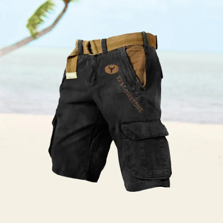 Herren Multifunktionale Cargo-Shorts – Robust, Atmungsaktiv & Praktisch für den Sommer 2025 | Mit vielen Taschen & Bewegungsfreiheit