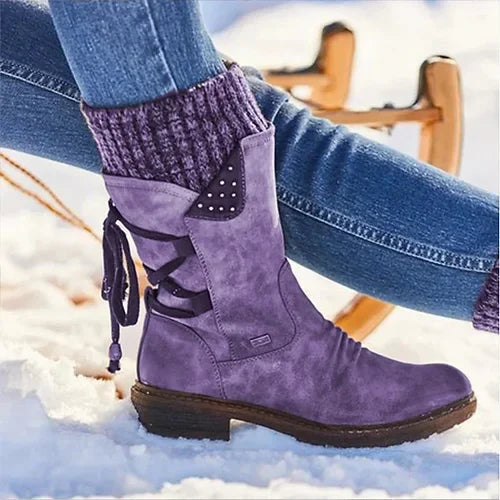 Damen Winter-Schnürstiefeletten | Stylisch