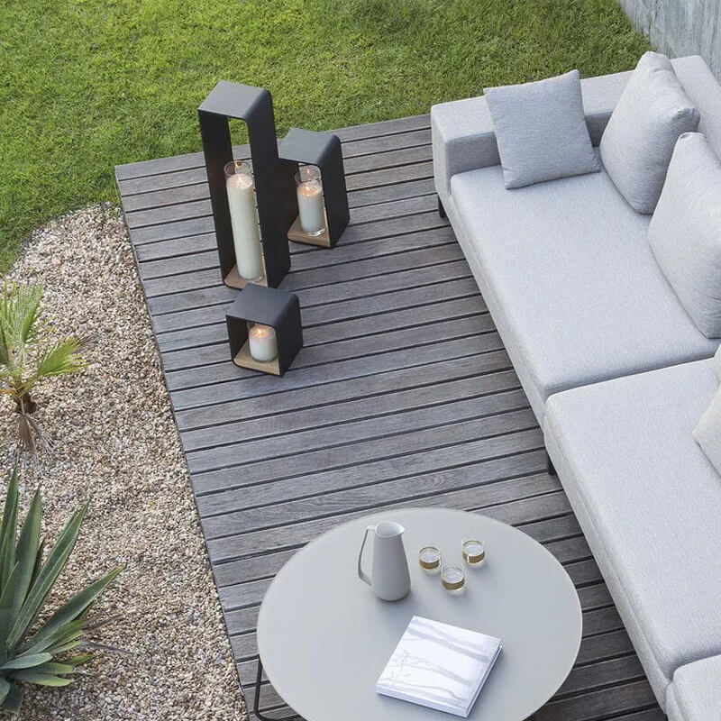 Outdoor LED Garden Light Square Minimalist Pathway Fixture