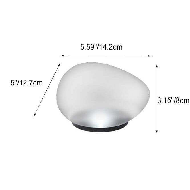 Solar Pebble Path Light Decorative Outdoor Garden Accent