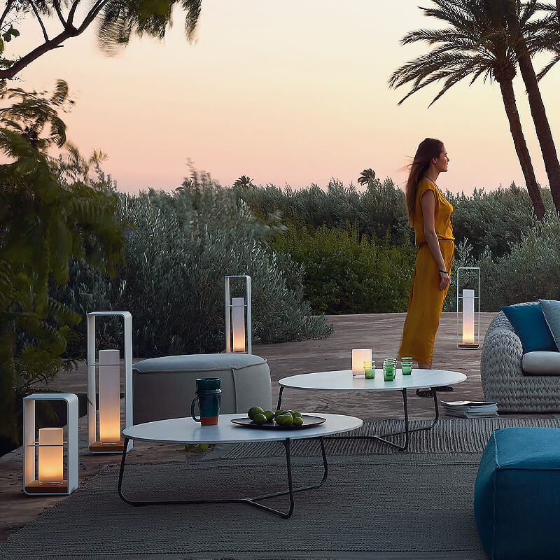 Outdoor LED Garden Light Square Minimalist Pathway Fixture