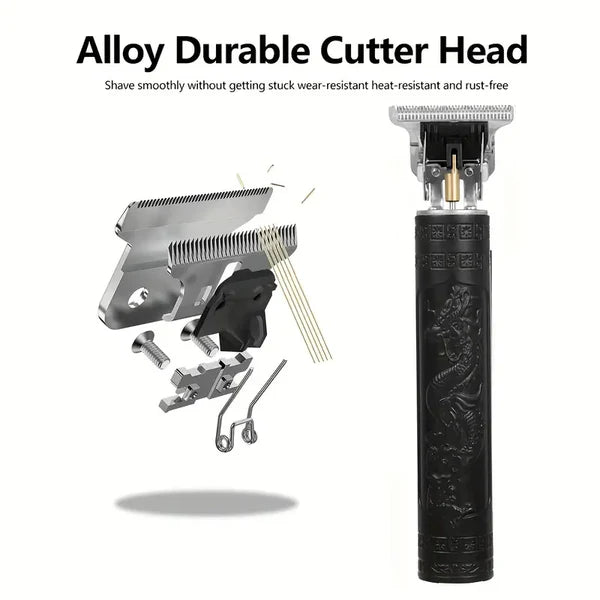 GroomMaster – 3-teiliges professionelles Haar- & Bartpflegeset für Herren | Kabellose Trimmer mit LED-Display & USB-Aufladung