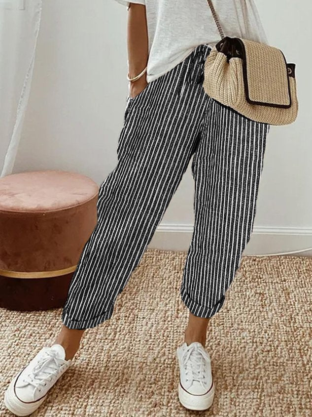 Anti-Sweat Luxe Leinenhose – Atmungsaktiv & Elegant für warme Tage | Leichte Herrenhose