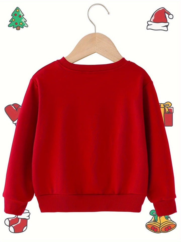 Jungen Sweatshirt Mit Weihnachtsbaum-Print | Langarm