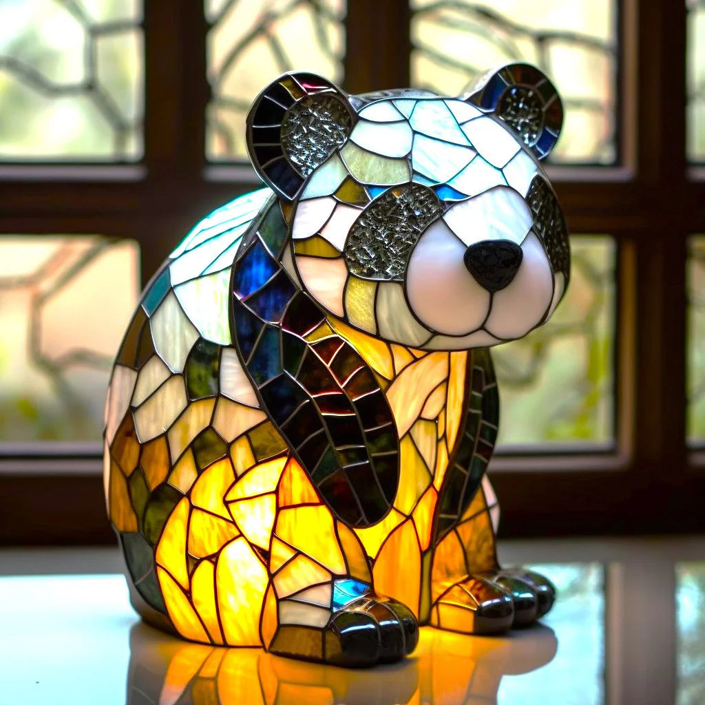 Illustrated Animal Figure Ambient Glow Designer Accent Lamp