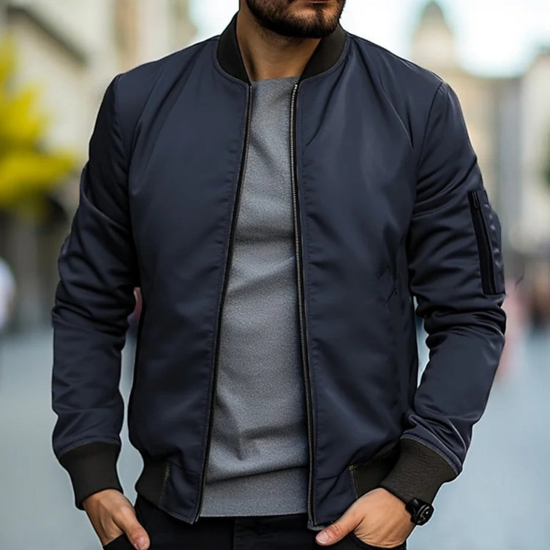 Tristan | Trendige Langarm-Bomberjacke Für Herren