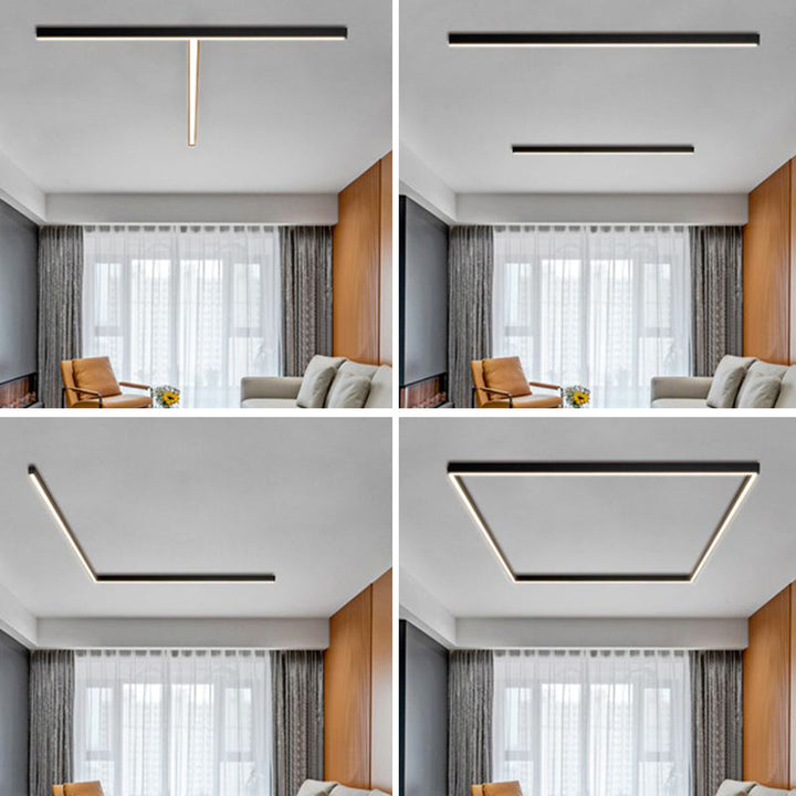 Slim Linear LED Ceiling Light Contemporary Ceiling Lighting