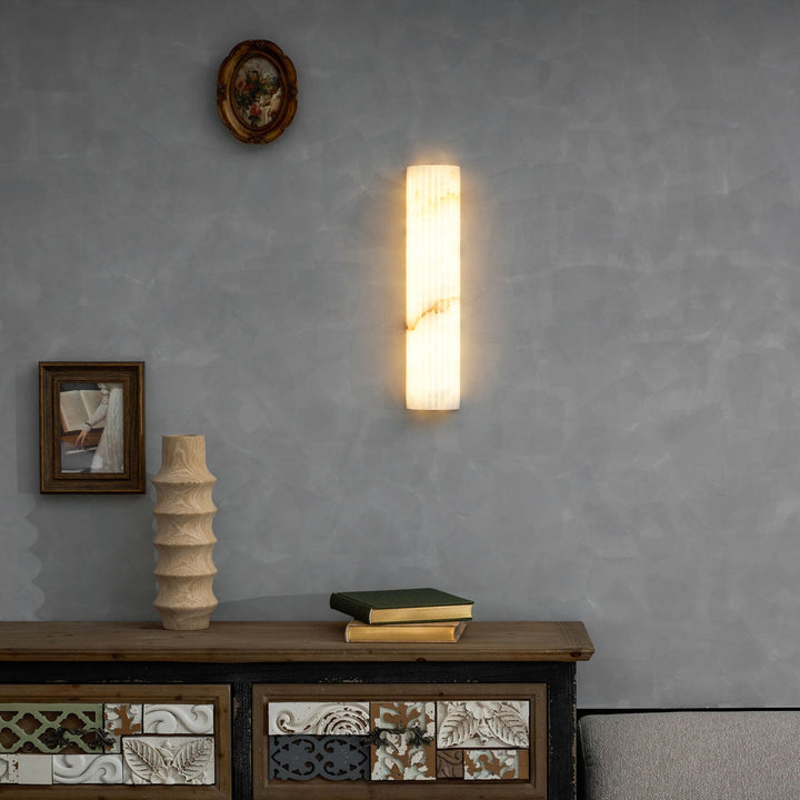 Luz de Pared LED Vertical Acanalada – Lámpara Decorativa de Interior