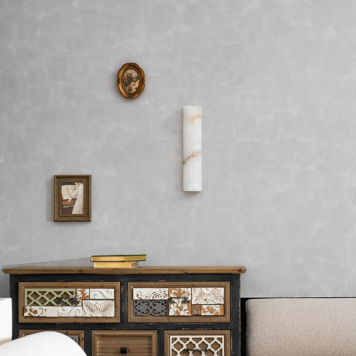 Luz de Pared LED Vertical Acanalada – Lámpara Decorativa de Interior