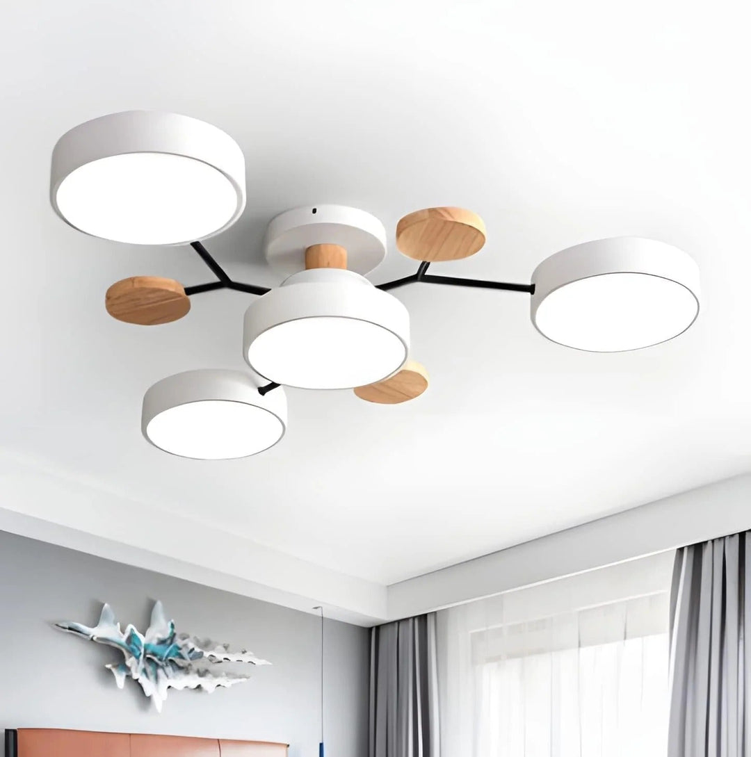 Contemporary LED Ceiling Light Flush Mount Multi-Light Fixture