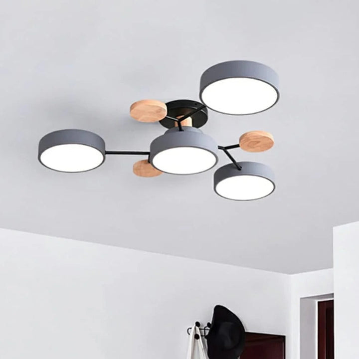 Contemporary LED Ceiling Light Flush Mount Multi-Light Fixture