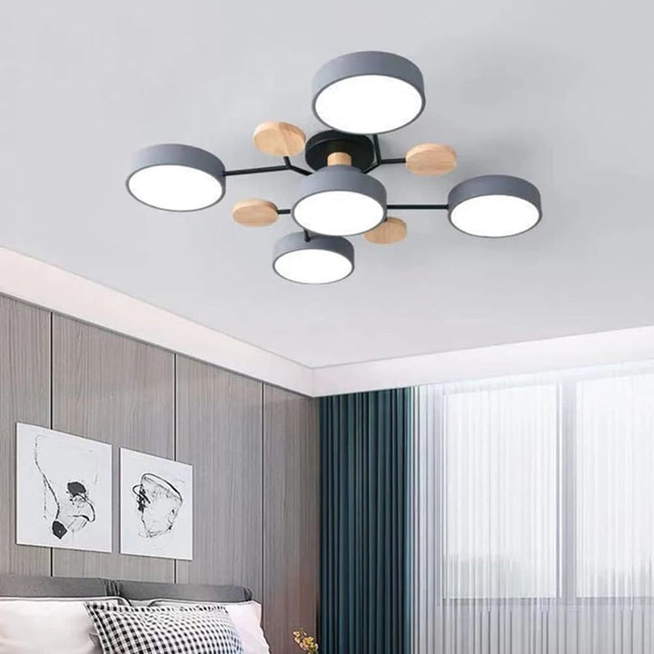 Contemporary LED Ceiling Light Flush Mount Multi-Light Fixture