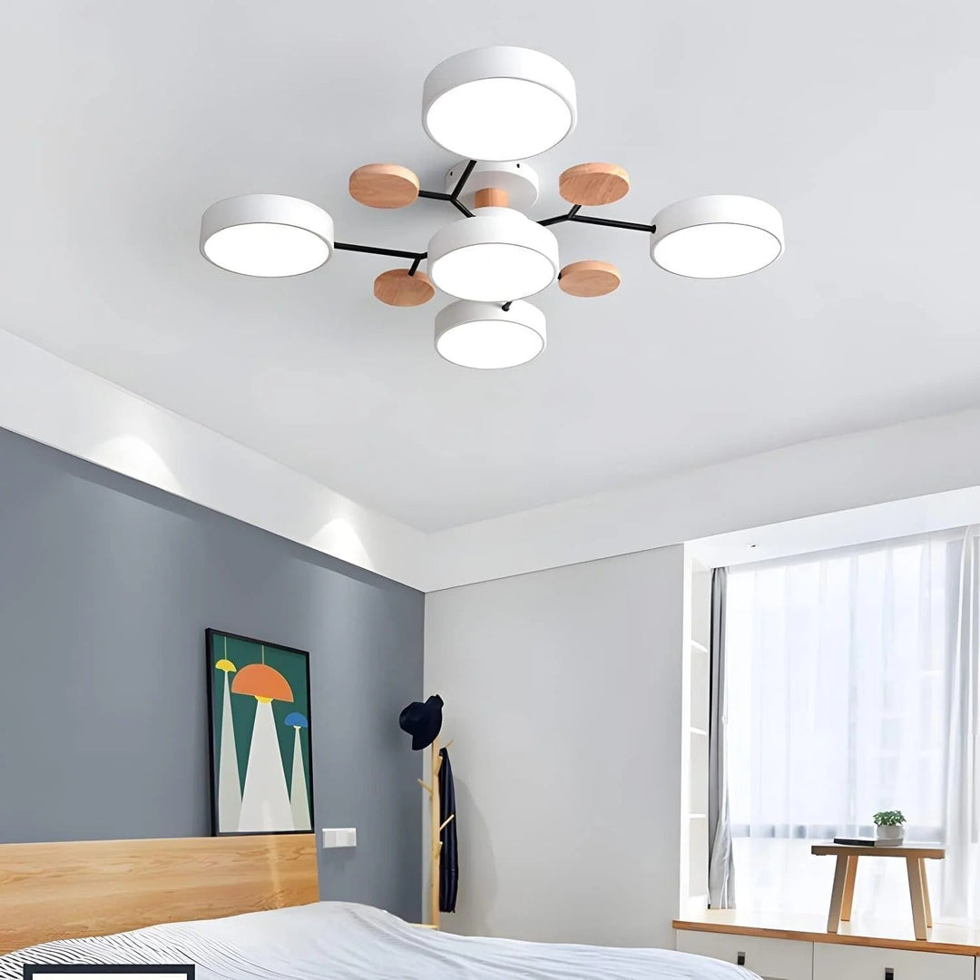Contemporary LED Ceiling Light Flush Mount Multi-Light Fixture