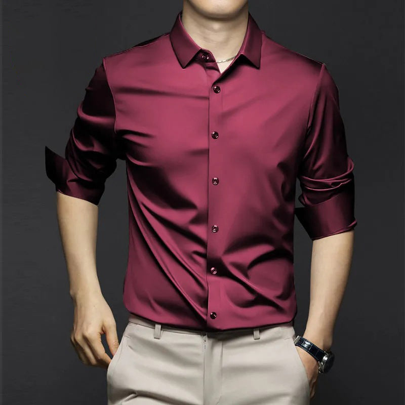 Herren Modernes Slim Fit Hemd | Button-Down