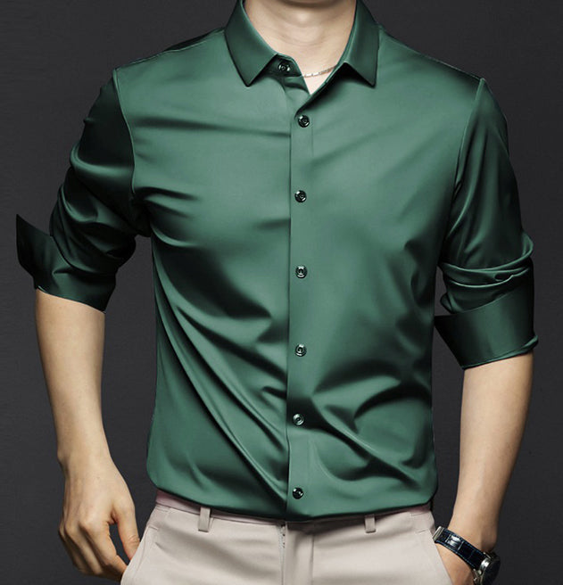 Herren Modernes Slim Fit Hemd | Button-Down