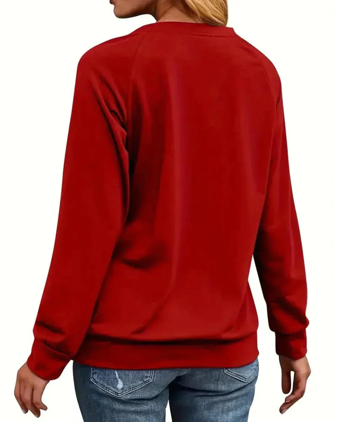 Damen Trendy Weihnachts-Sweatshirt | Langarm