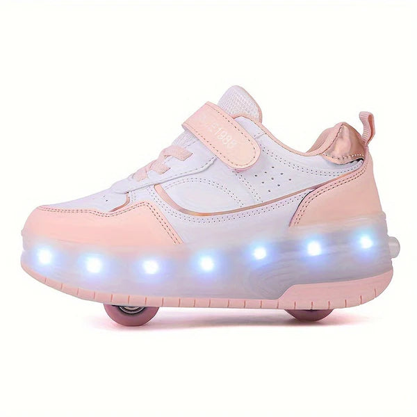 FlashRider – Leuchtende Roller-Sneaker für Kinder | Spaß & Sicherheit mit LED-Lichtspektakel