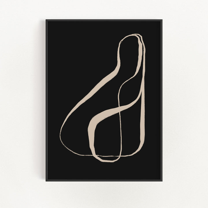 Impresión de Arte de Pared con Tipografía Caligráfica