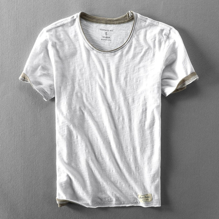 Thierry | Lässiges Rundhals-t-shirt Für Herren | Kurzarm