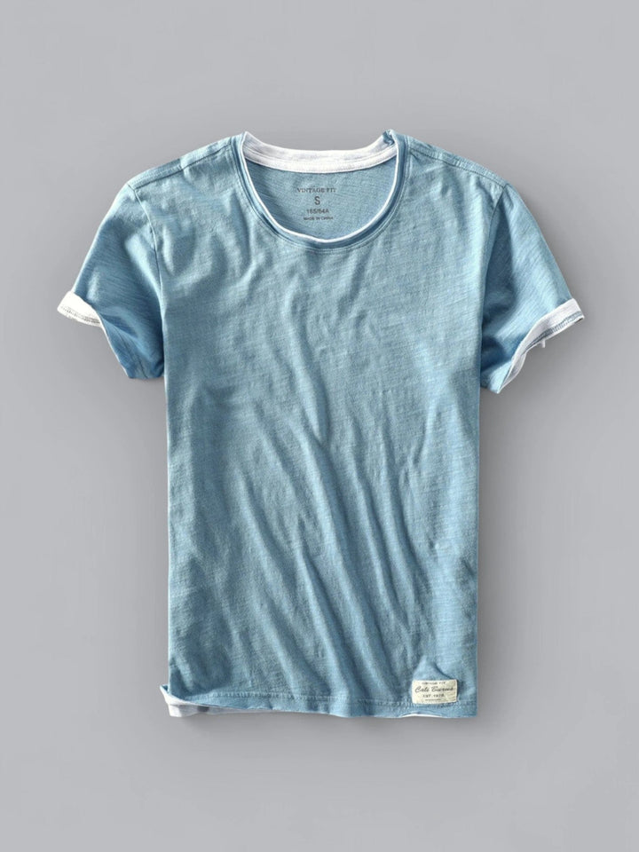 Thierry | Lässiges Rundhals-t-shirt Für Herren | Kurzarm