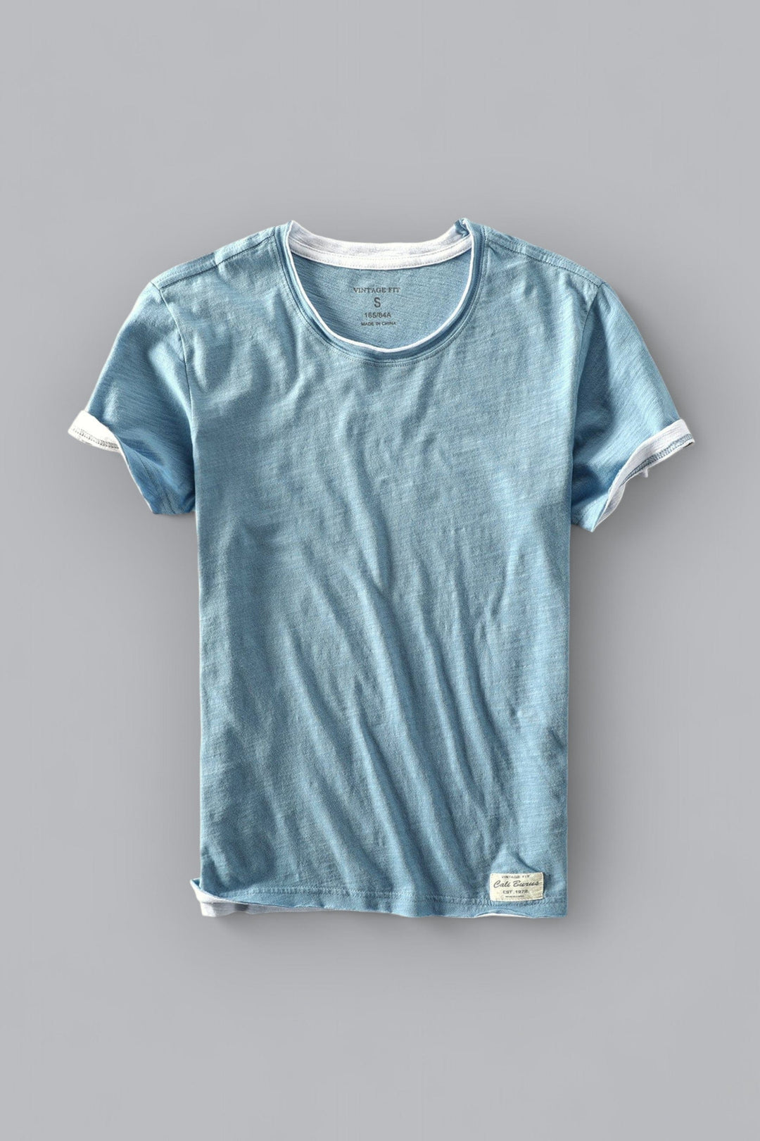 Thierry | Lässiges Rundhals-t-shirt Für Herren | Kurzarm