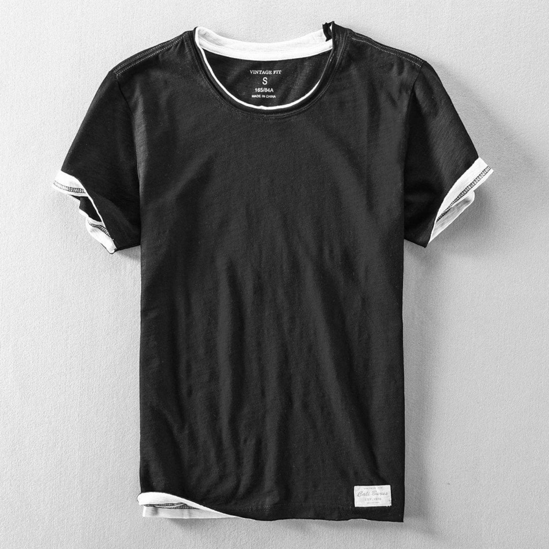 Thierry | Lässiges Rundhals-t-shirt Für Herren | Kurzarm