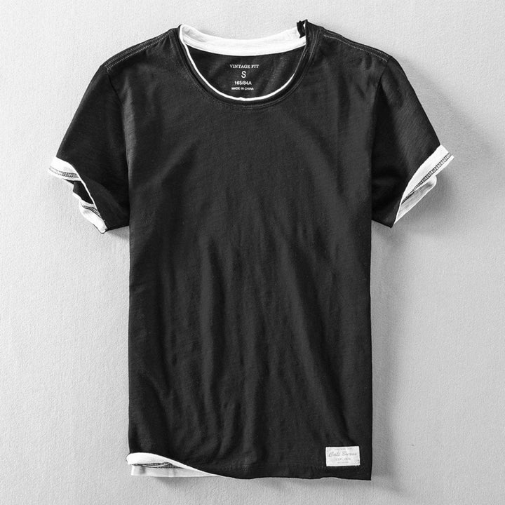 Thierry | Lässiges Rundhals-t-shirt Für Herren | Kurzarm