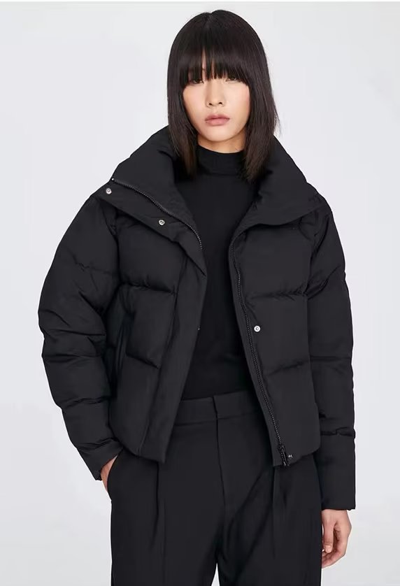 Damen Daunenjacke Mit Reißverschluss | Kurz