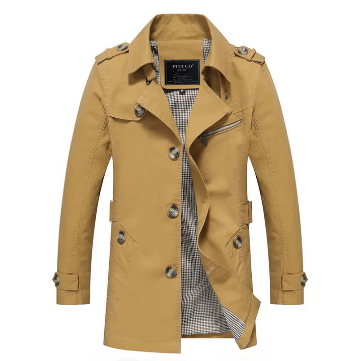 Wintertrenchcoat Für Herren | Doppelreihig