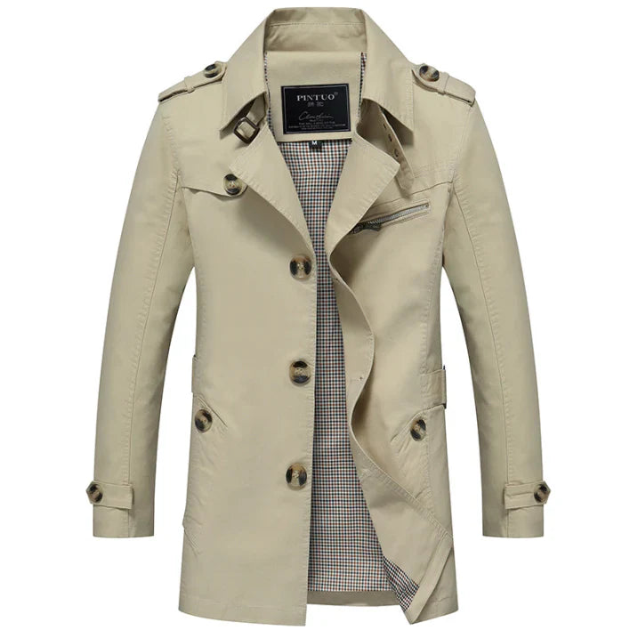 Wintertrenchcoat Für Herren | Doppelreihig