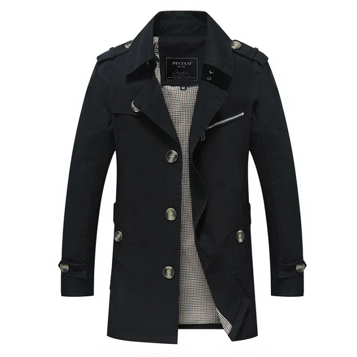Wintertrenchcoat Für Herren | Doppelreihig