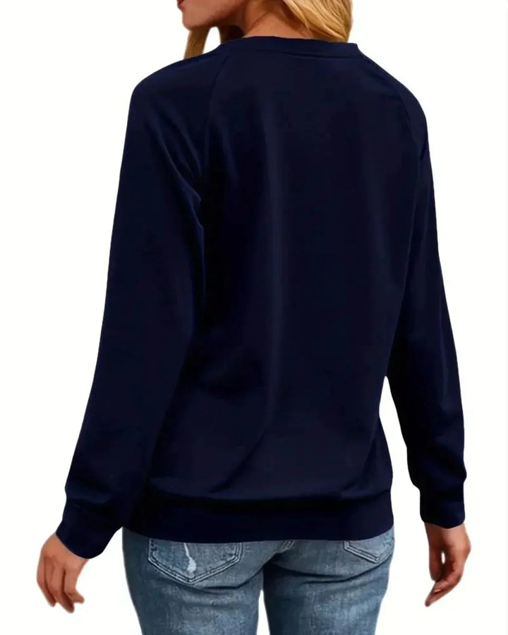 Damen Trendy Weihnachts-Sweatshirt | Langarm