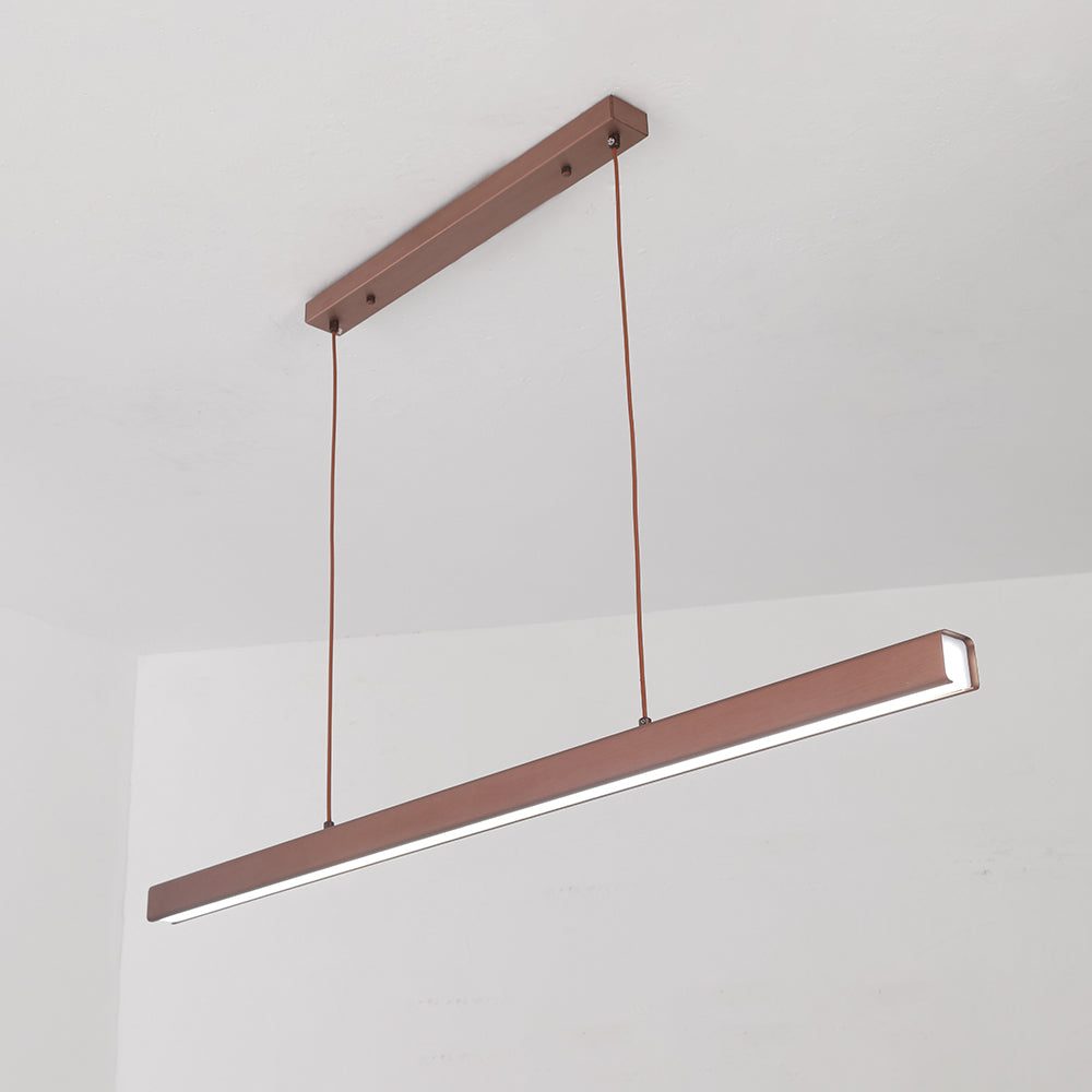 Linear LED Pendant Light Slim Modern Ceiling Lighting
