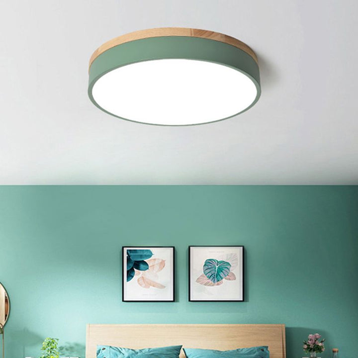 Modern Round Ceiling Light Dimmable LED with 3 Modes