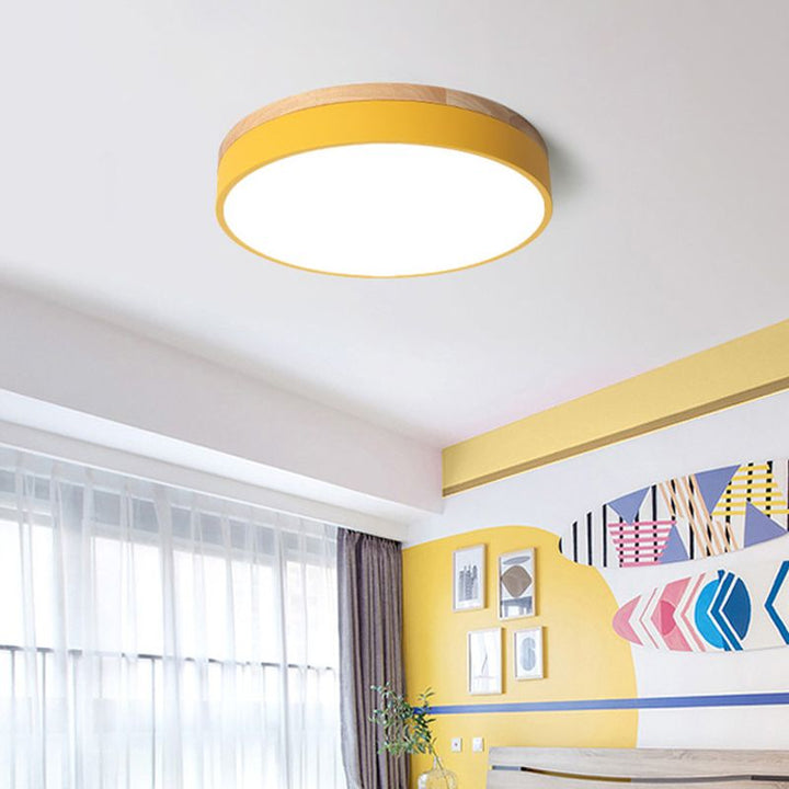 Modern Round Ceiling Light Dimmable LED with 3 Modes