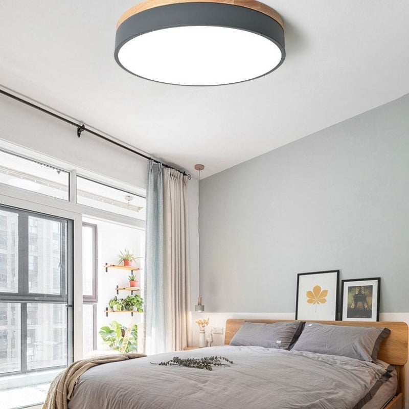 Modern Round Ceiling Light Dimmable LED with 3 Modes