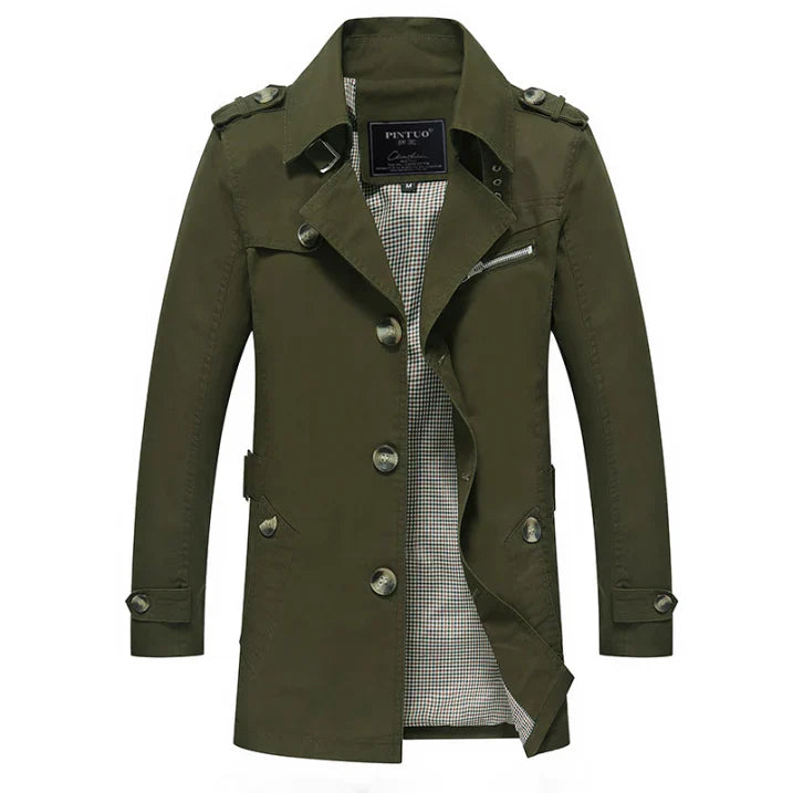 Wintertrenchcoat Für Herren | Doppelreihig