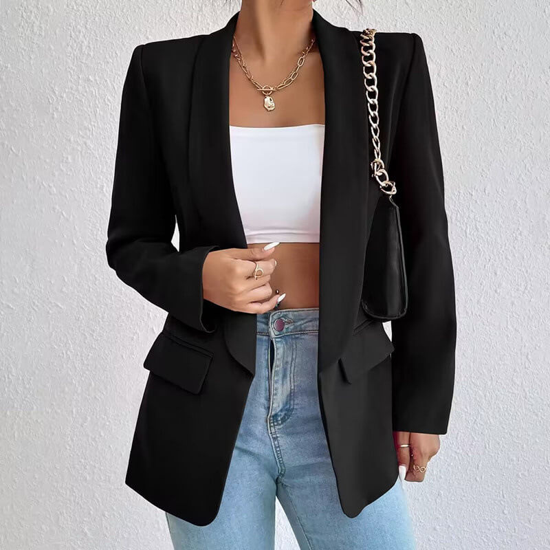 Stylischer Langarmblazer Für Damen | Winter