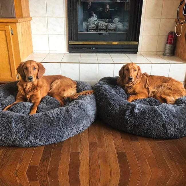 Chew Resistant Calming Dog Bed with Cooling Design