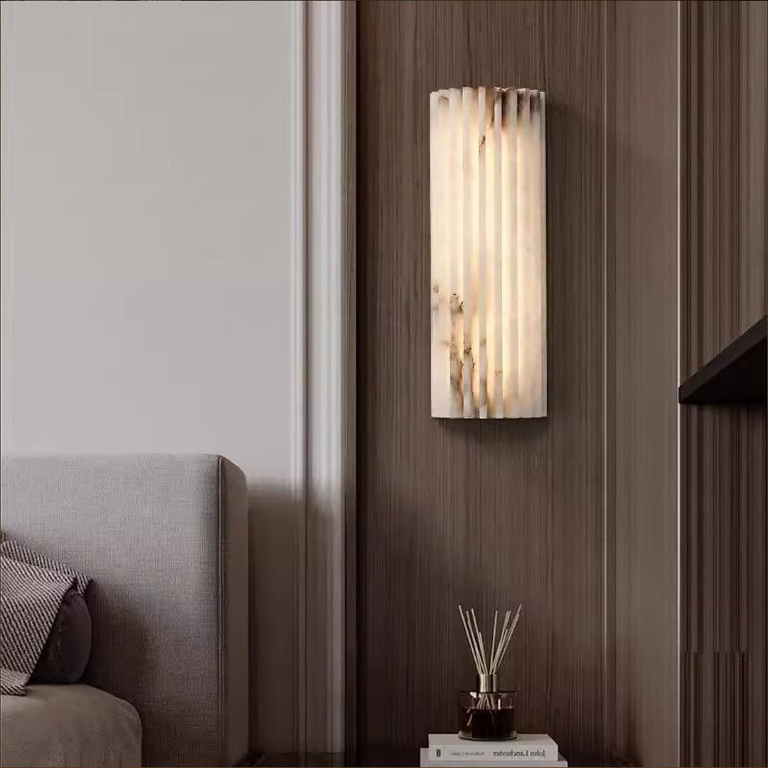 Luz de Pared LED Vertical Acanalada – Lámpara Decorativa de Interior