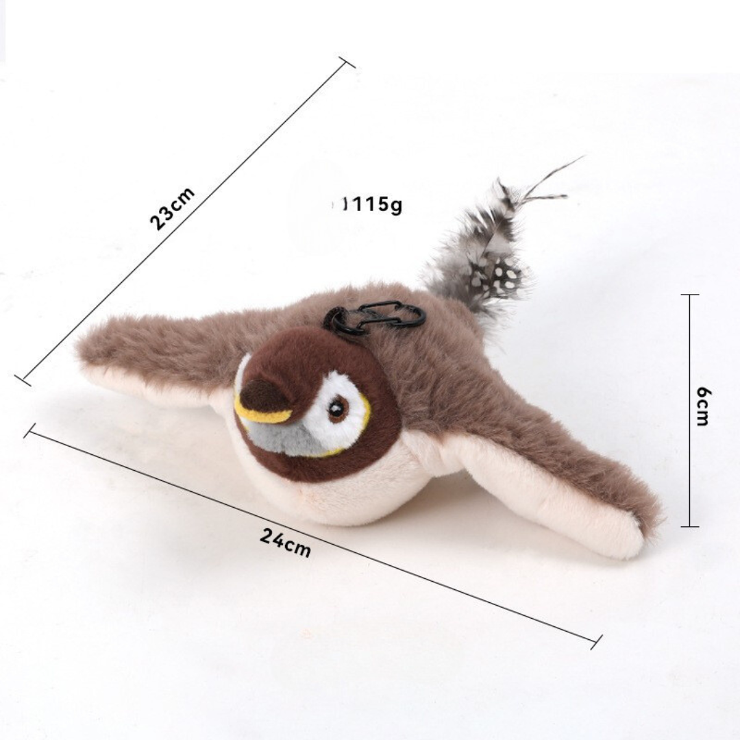 Automatic Flapping Bird Cat Toy Motion-Activated Interactive Play