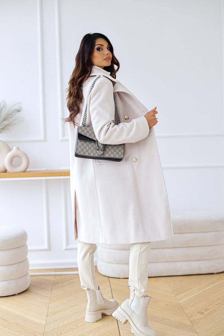 Stilvoller Zweireihermantel Für Damen | Winter