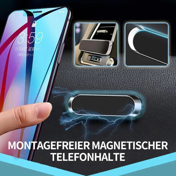 Magnetischer Telefonhalter – Montagefrei, Stark & Vielseitig | Für Auto, Schreibtisch & unterwegs geeignet