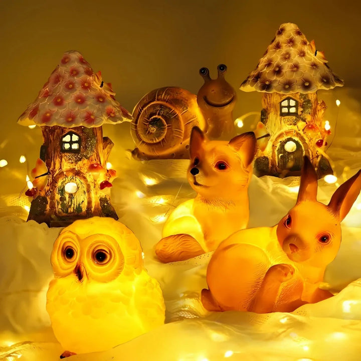 Animal Shaped Solar Outdoor Lights for Garden Décor