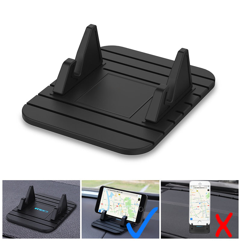 Non-Slip Car Phone Mount Compact Dashboard Holder