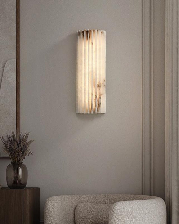 Luz de Pared LED Vertical Acanalada – Lámpara Decorativa de Interior