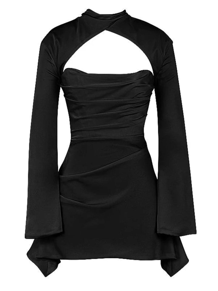 Romina | Chic Hochgeschlossenes Partykleid Für Damen