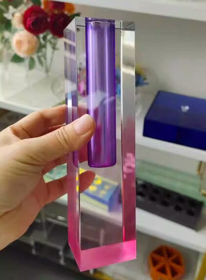 Colourful Decorative Plant Pots with Clear Finish